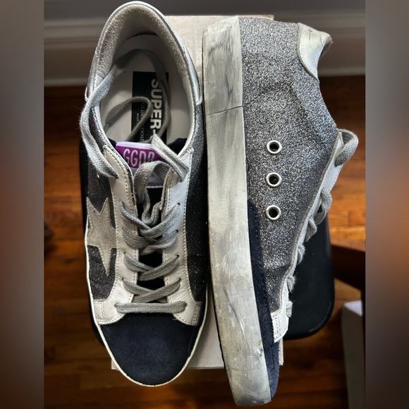 Golden Goose Superstar Glitter Sneaker 39 - Picture 11 of 14